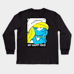 smurfette Kids Long Sleeve T-Shirt